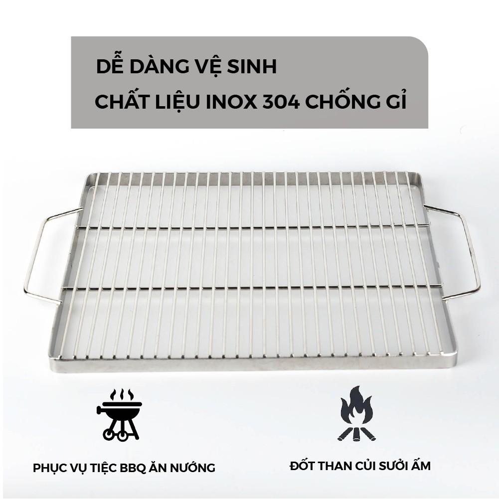 Vỉ nướng BBQ chống gỉ - Size M