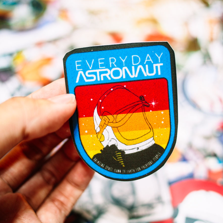 Set 100 sticker hình dán - Astronaut Phi hành gia vũ trụ