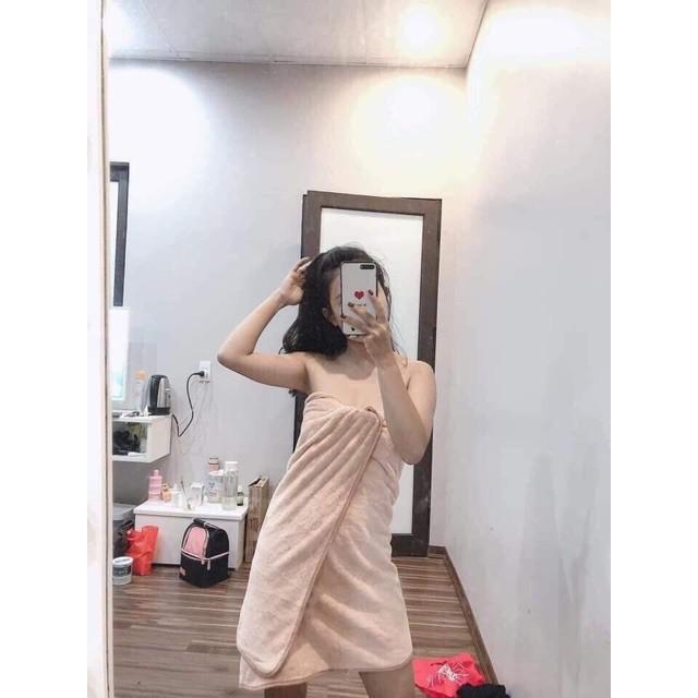 Khăn tắm Hàn Quốc 70*140cm chất lông cừu chuẩn - Khăn tắm siêu mềm Hàn Quốc Khổ lớn chất khăn mịn, thấm hút dễ dàng