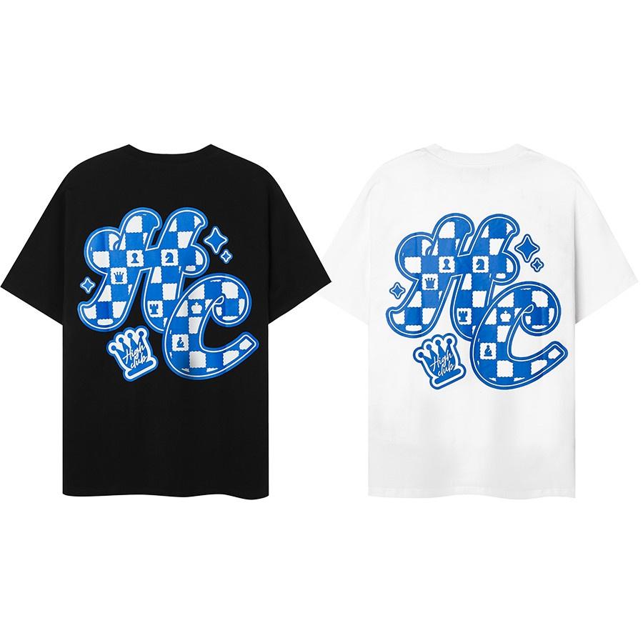 Áo Thun CHESS Tay Lỡ Unisex Nam/Nữ Đen/Trắng Cổ Tròn - HIGHCLUB