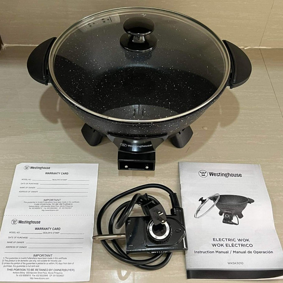 Chảo điện (Electric Wok) Westinghouse WKSK3010 - Hàng chính hãng