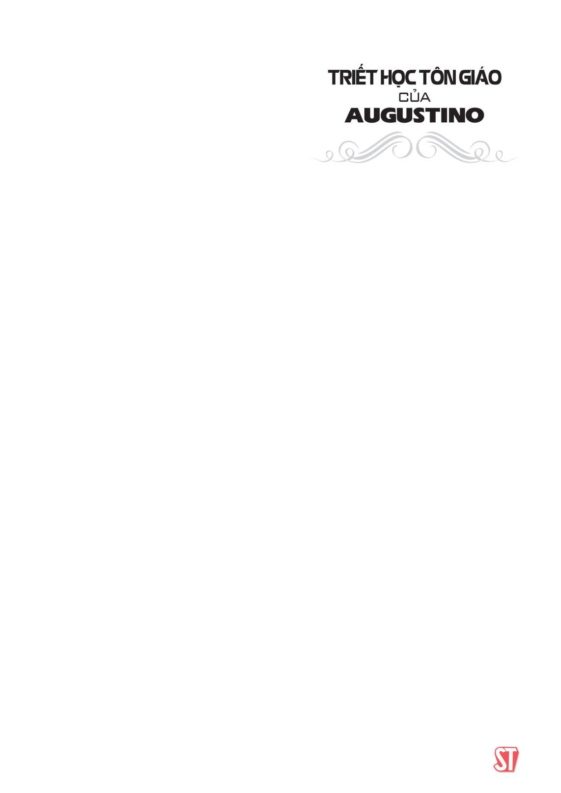 Triết Học Tôn Giáo Của Augustino