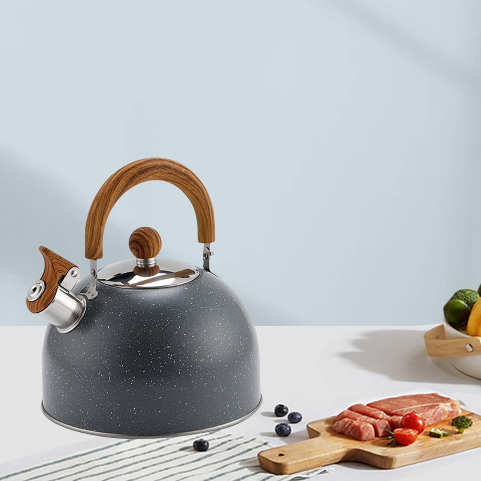 Whistling Tea Kettle Anti Scalding Handle Cookware Teapot Water Pitcher