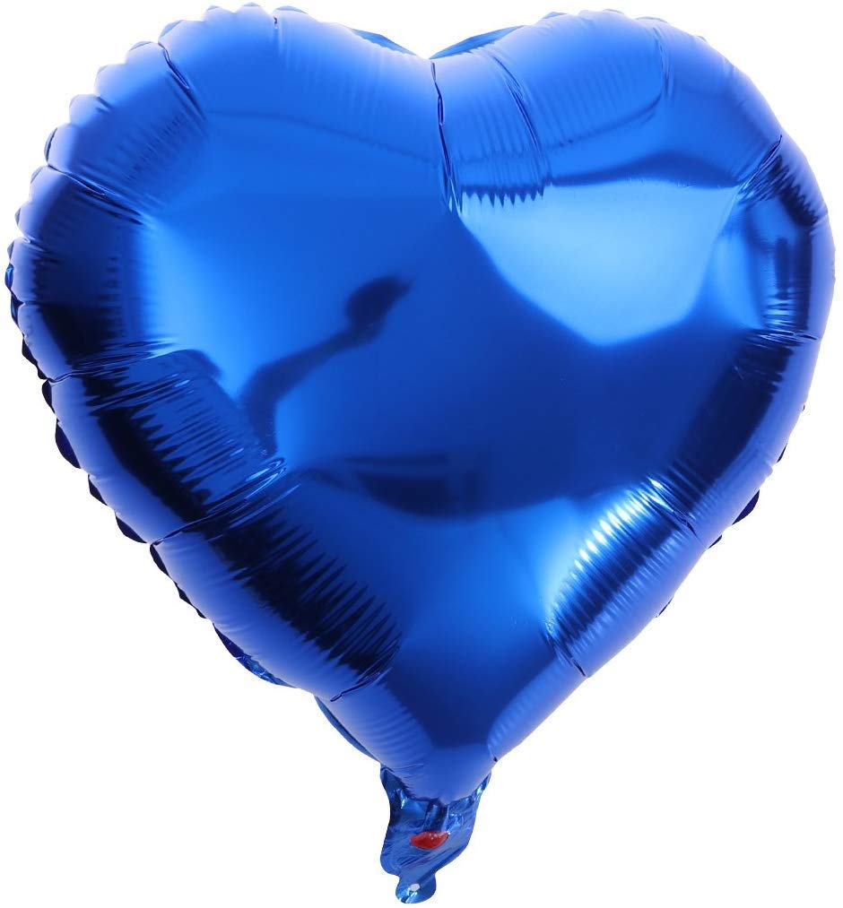 Bóng Hình Trái Tim Trang Trí Tiệc Nhiều Màu - Heart Foil Balloons HPNI55