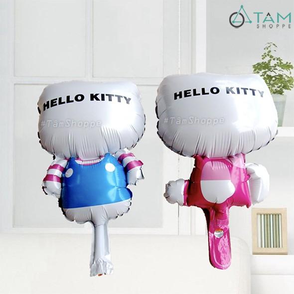 SET 5 Bong bóng trang trí hình Mèo Hello Kitty