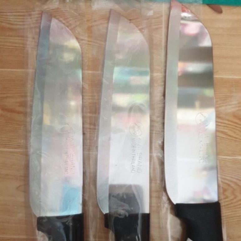 Dao thái lan inox trống rỉ các cỡ dài 22 cm 24 cm 26 cm 28 cm Thái Lan GDTH