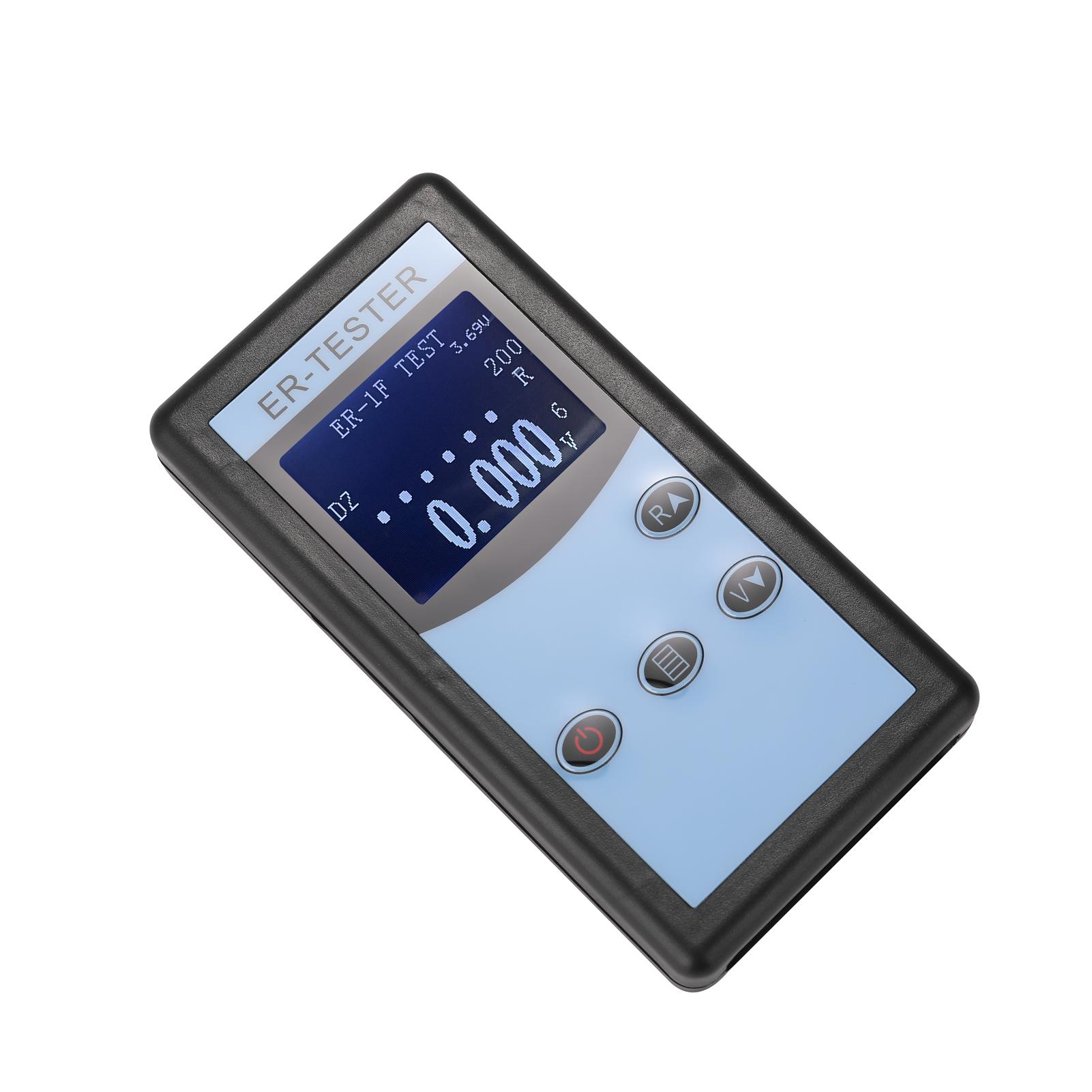 0.01mΩ~200Ω Battery Internal Resistance Tester Four-wire Battery Voltage Resistance Testing Tool Lithium Nickel Hydrogen Phosphate Lithium Button Battery Handheld Portable Battery Internal Resistance Tester with Backlight