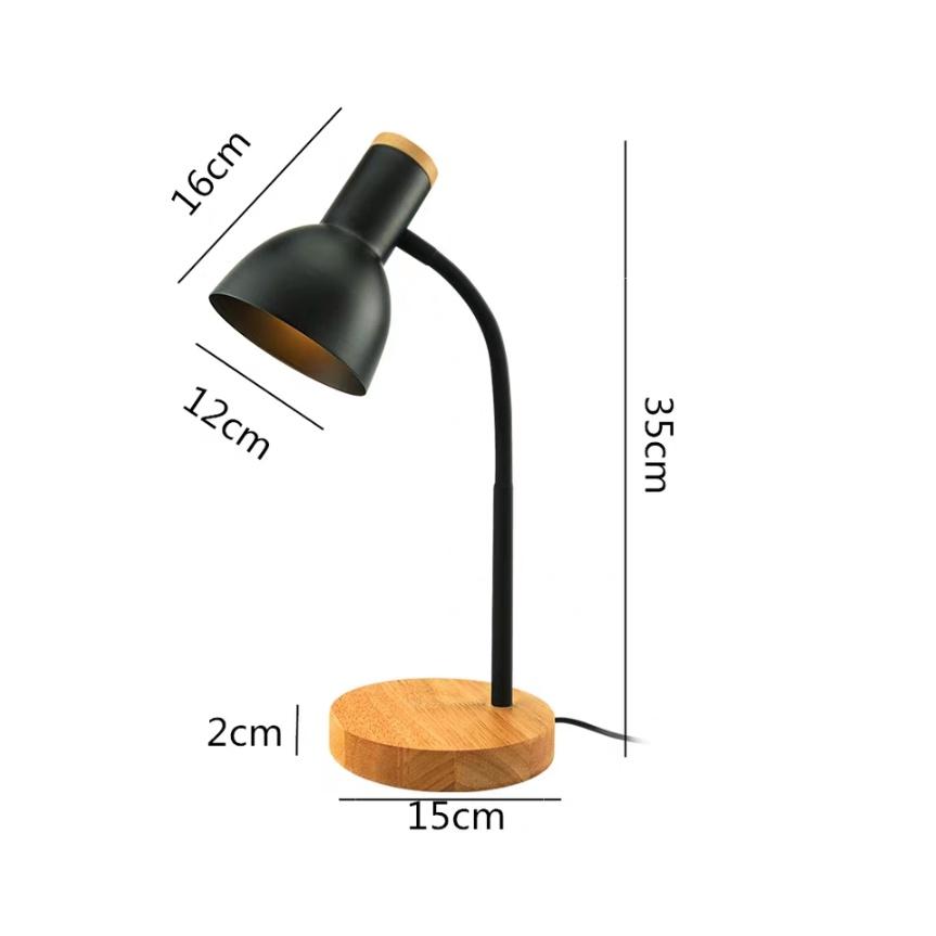 Đèn học để bàn tặng bóng Led bảo vệ mắt phong cách Hàn Quốc - Gu Decor Wooden