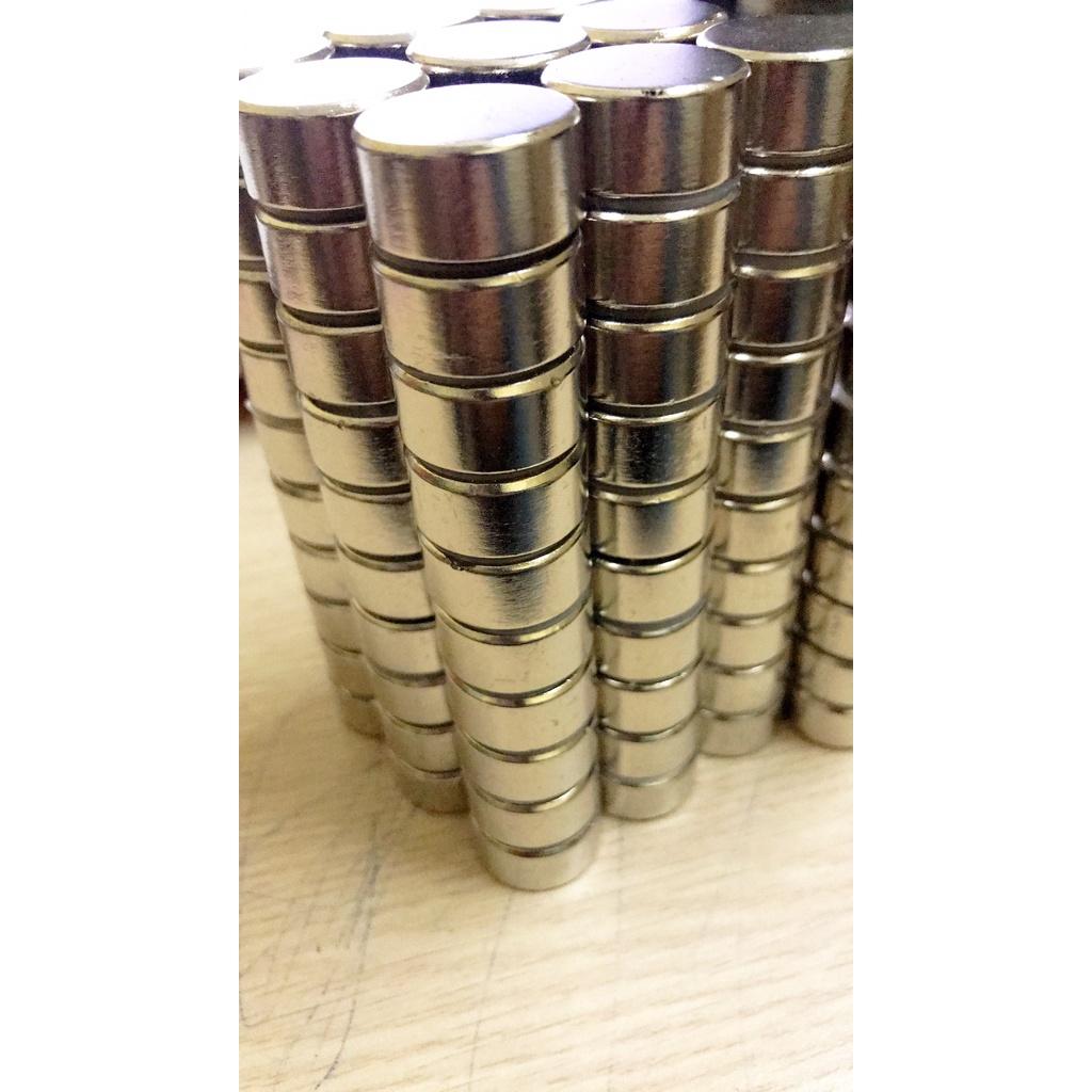 Nam châm viên trắng đất hiếm 20x10mm