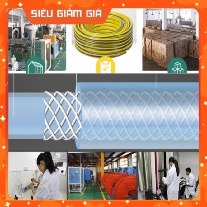 Bộ dây vòi xịt nước rửa xe, tưới cây . tăng áp 3 lần, loại 7m, 10m 206587 cút sập, nối đen