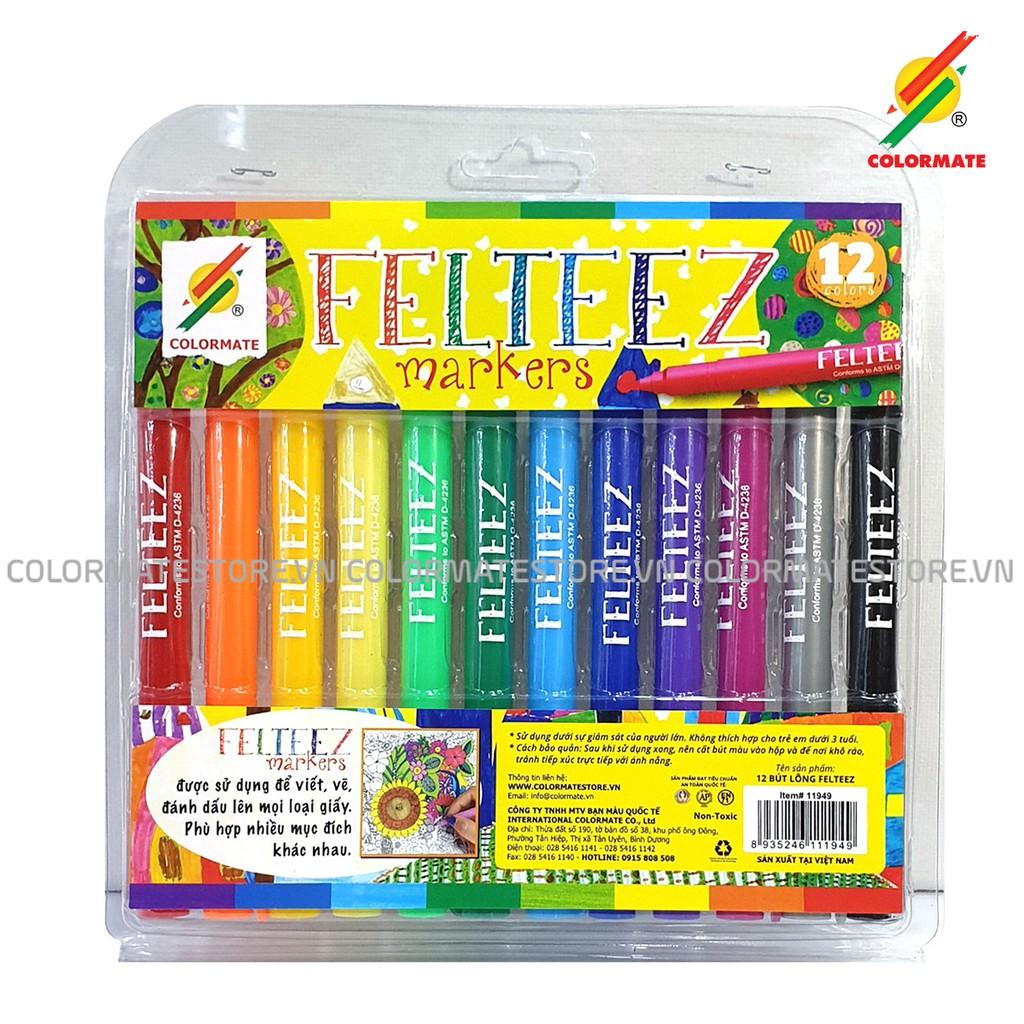 Bút Lông Màu Colormate, Bút Lông Felteez Bộ 12 Màu - Colormate - Giá Tiki  Khuyến Mãi: 96,000Đ - Mua Ngay! - Tư Vấn Mua Sắm & Tiêu Dùng Trực Tuyến  Bigomart