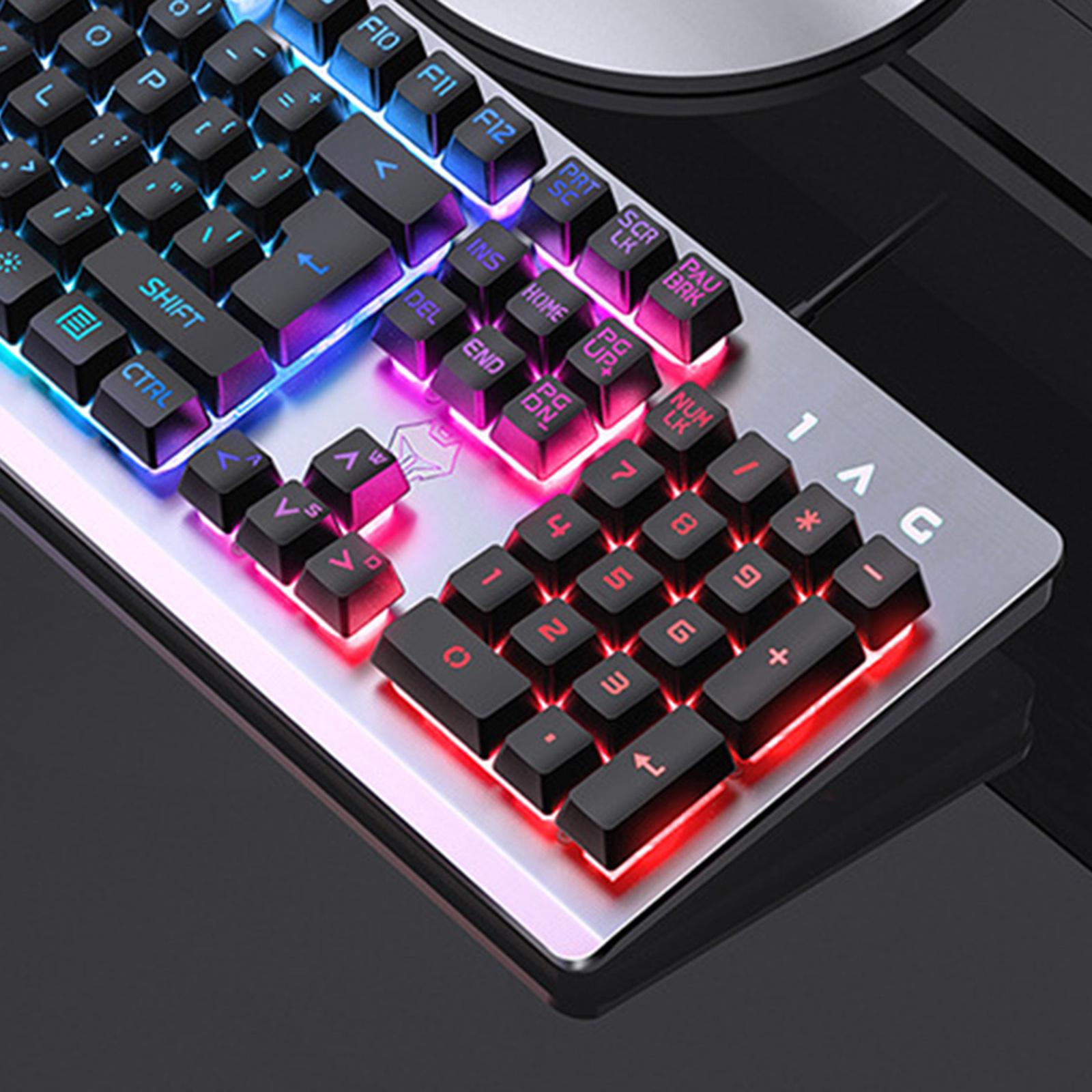 USB Wired Gaming Keyboard Universal 104 Keys