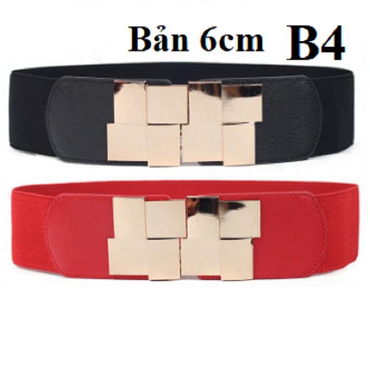 Dây đai nịt váy bản to cạp chun co giãn H4