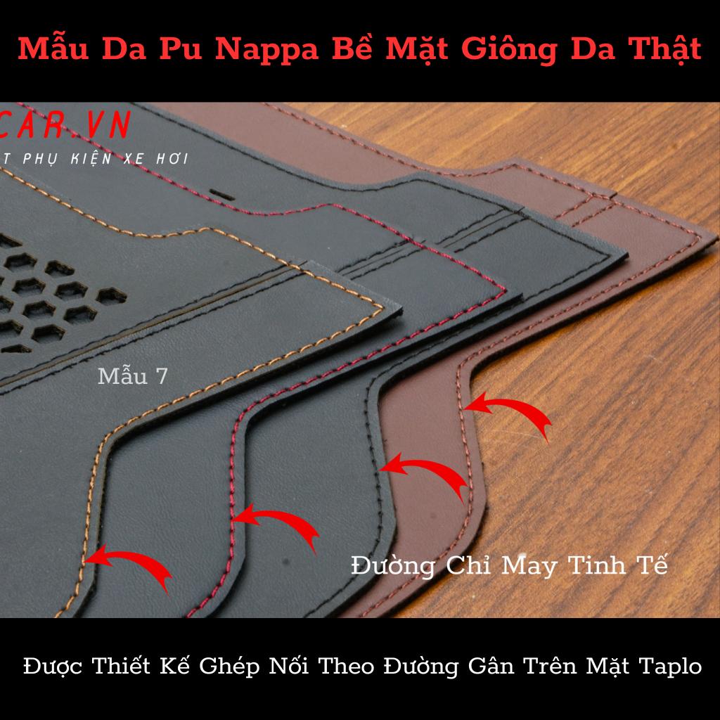Thảm Taplo Ô Tô, Thảm Taplo Nissan Teana Da Pu Nappa Được Thiết Kế 3D Ghép Nối Cao Cấp