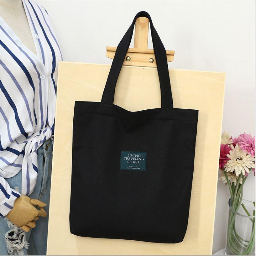 Túi vải CANVAS tote nữ trơn 89769