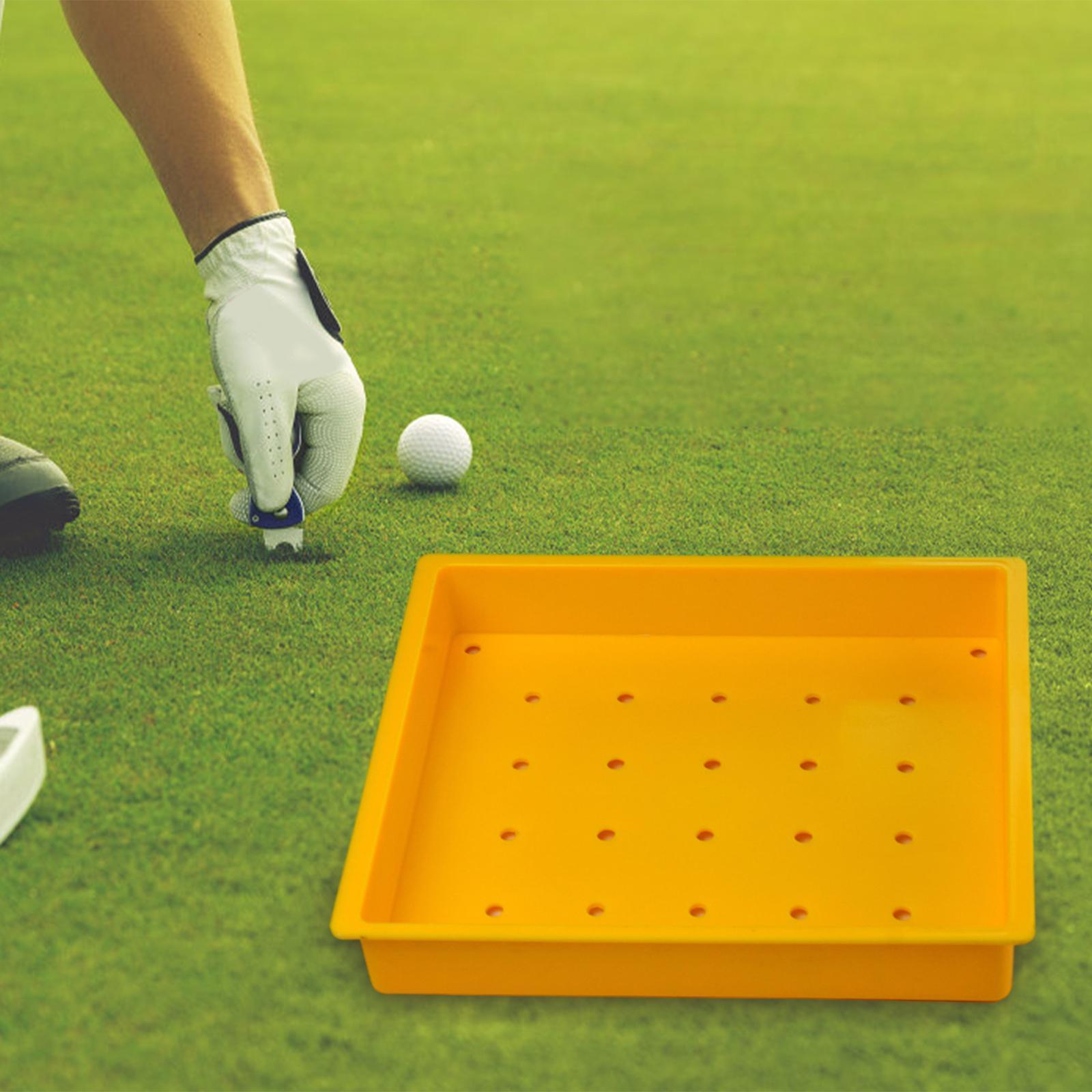 Large Golf Ball Tray Practice Driving Range Golfballs Container Golfing