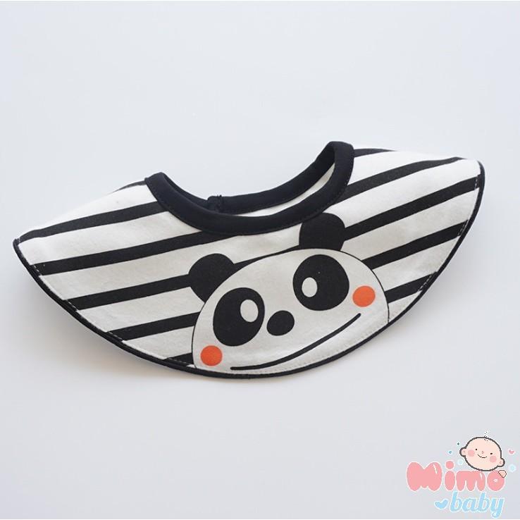 Yếm tròn xoay hình thú cho bé, cotton 100%, style Hàn quốc cho bé.