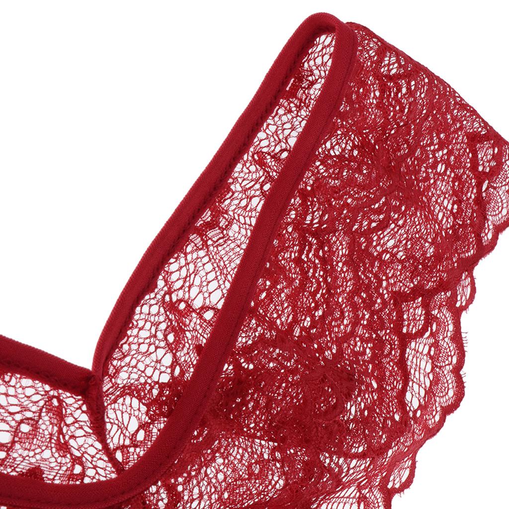 Women Sexy Lace Bra Panty Thong Lingerie Set Sleepwear