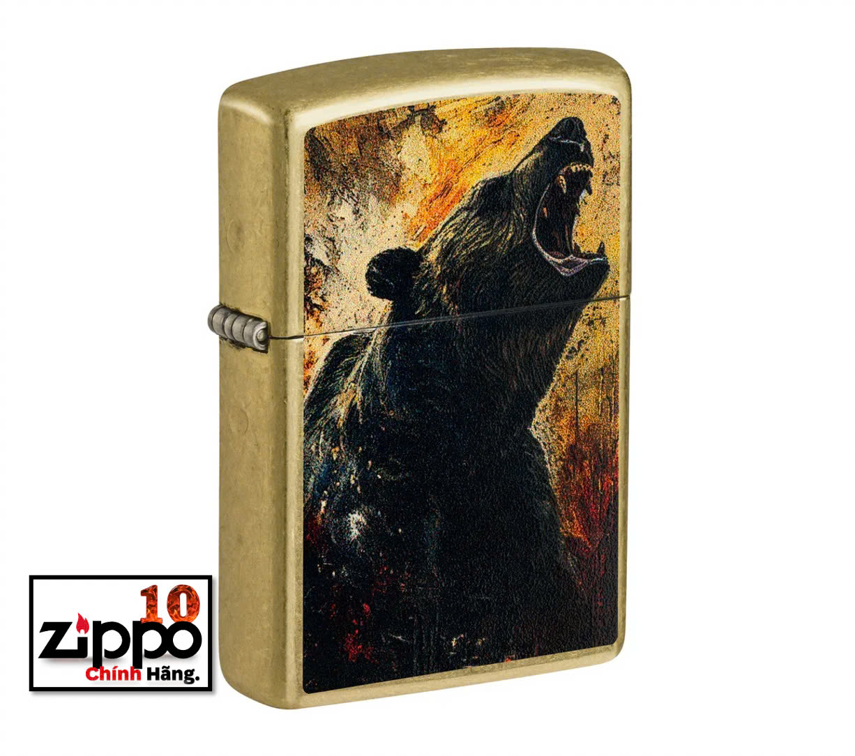 Bật lửa Zippo 46695 Grizzly Roar Design - Chính hãng 100%
