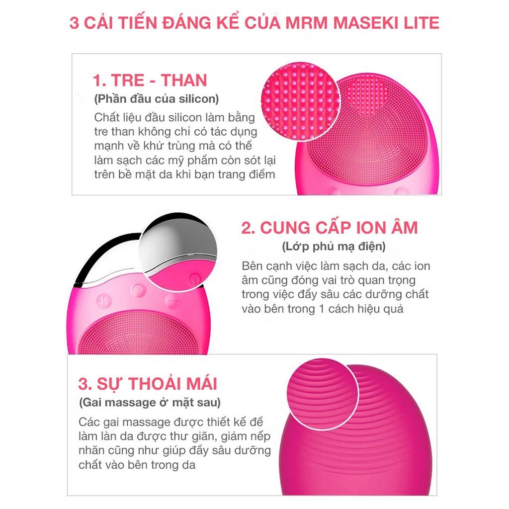 Máy rửa mặt mini Maseki Lite , Công nghệ rung sóng âm Nhật Bản massage hỗ trợ trị mụn