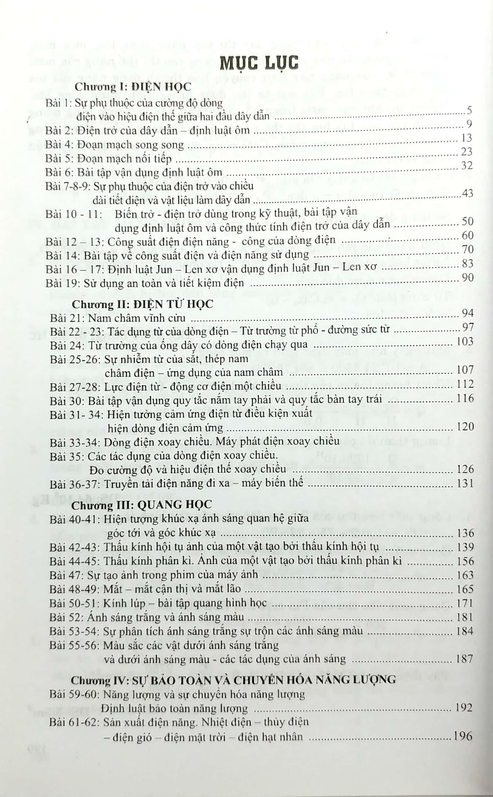 Phương Pháp Giải Các Dạng Bài Tập Trọng Tâm Vật Lí 9