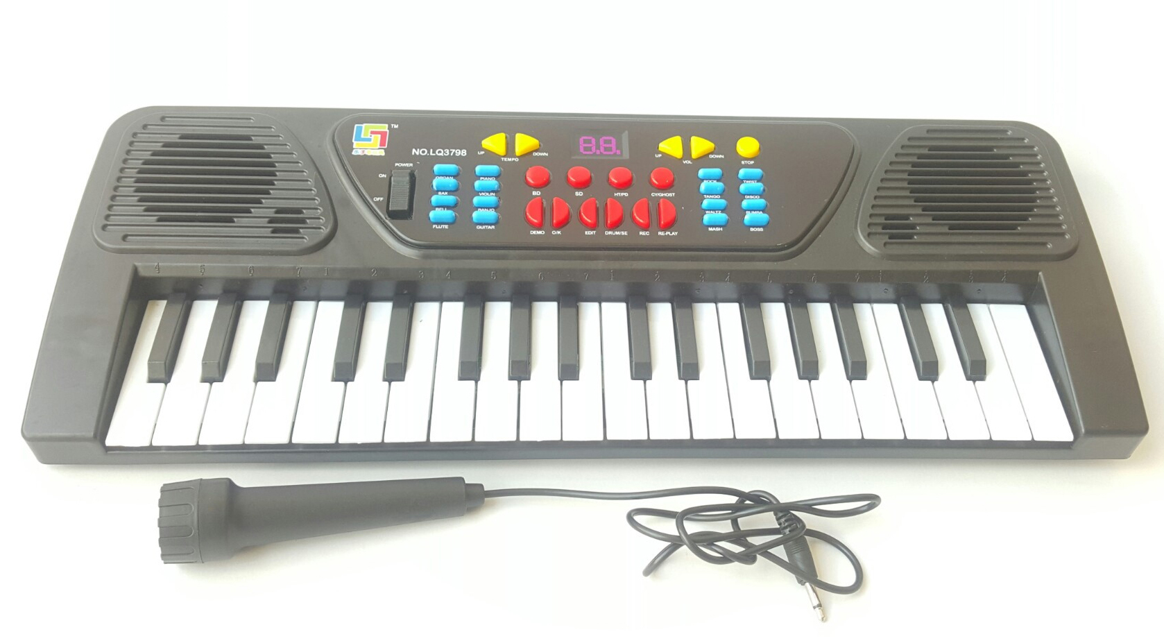 Đàn Organ Melody Mixing 37 Phím Kèm Micro Và Sạc Cho Bé