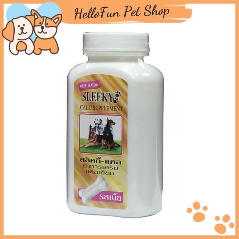 Canxi - Vitamin Thái Sleeky cho chó (Hộp 140 viên