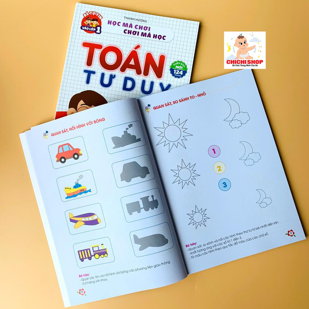 Toán Tư Duy Dành Cho Trẻ 4-6 Tuổi, Giúp Bé Tự Tin Vào Lớp 1