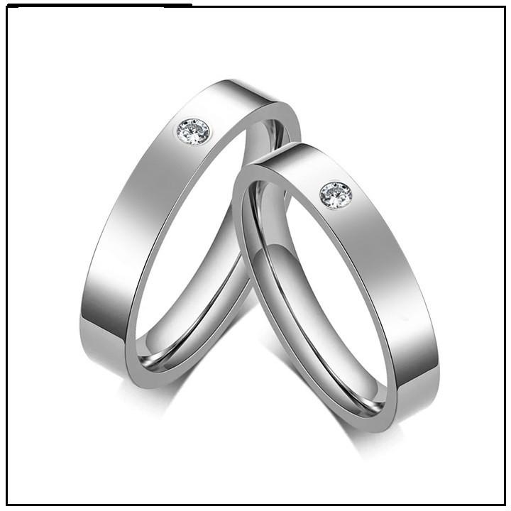NHẪN ĐÔI TÌNH NHÂN INOX TRƠN