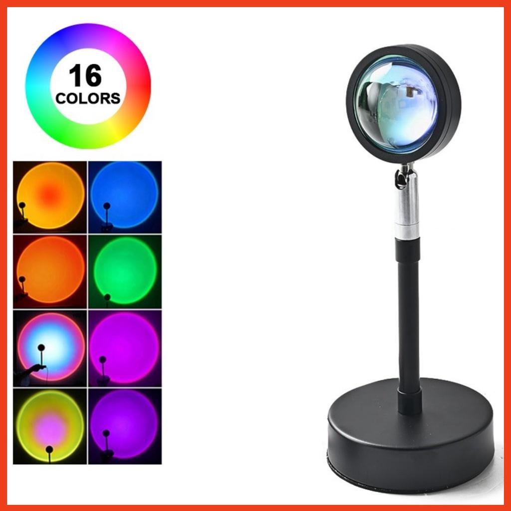 Đèn hoàng hôn 16 màuĐèn Cầu Vồng có điều khiển LED RGB - Sunset lamp sống ảo chụp ảnh quay video tiktok