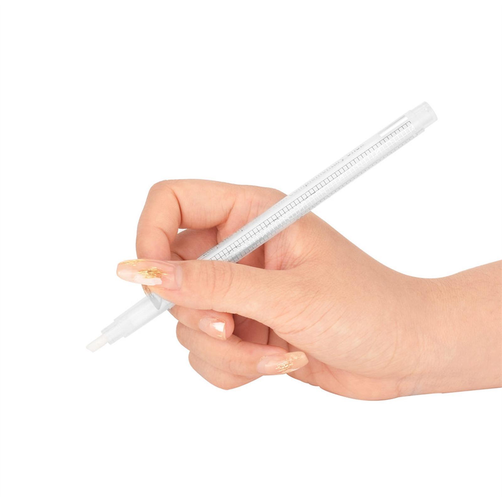 3Pcs Skin Marker Wiping Pen Widely Used Gentle for Eyebrow Lip Quickly Clean