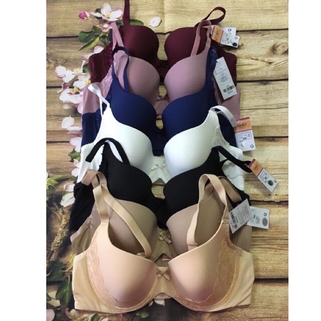 Áo Lót Nữ Lovely 475 – Mút Mỏng Trơn, Gọng Nâng Ngực, Cài Sau 3 Móc (Size 34–40)
