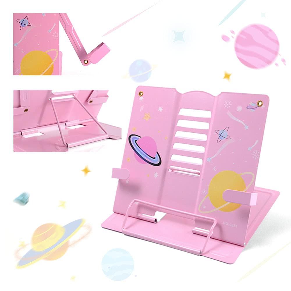 Reading Racks Metal, Uchbag Metal có thể gập lại, trẻ em kế toán, BookStore Book Stand, Chủ sở hữu sách dạy nấu ăn, người giữ sách nấu ăn đọc giá