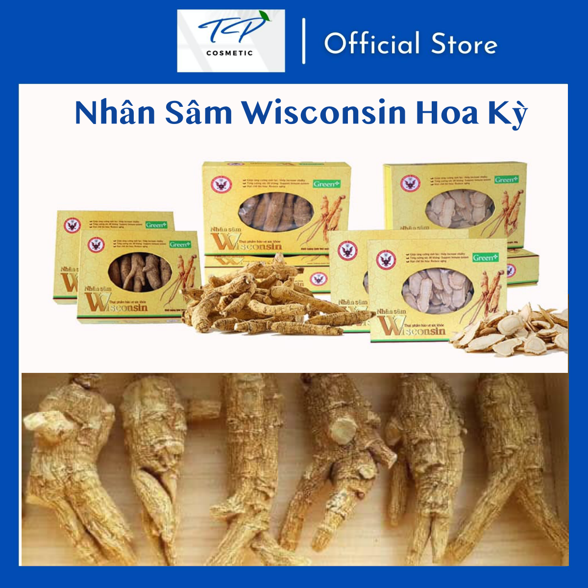 Nhân Sâm Wisconsin Hoa Kỳ , Loạị đặc biệt 6 tuổi : Bồi Bổ Sức Khỏe, Tăng Sức Đề Kháng...