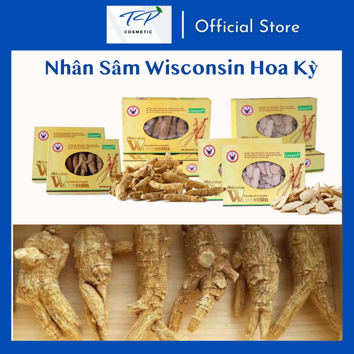 Nhân Sâm Wisconsin Hoa Kỳ (Sâm Mỹ), Loạị đặc biệt 6 tuổi : Bồi Bổ Sức Khỏe, Tăng Sức Đề Kháng...