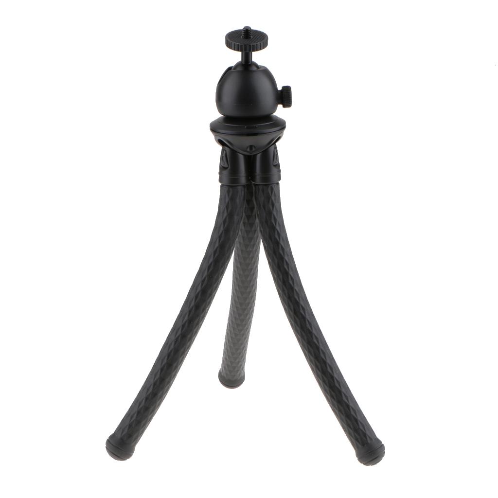 Phone Tripod, Portable and Adjustable Camera Stand Holder with Universal Clip