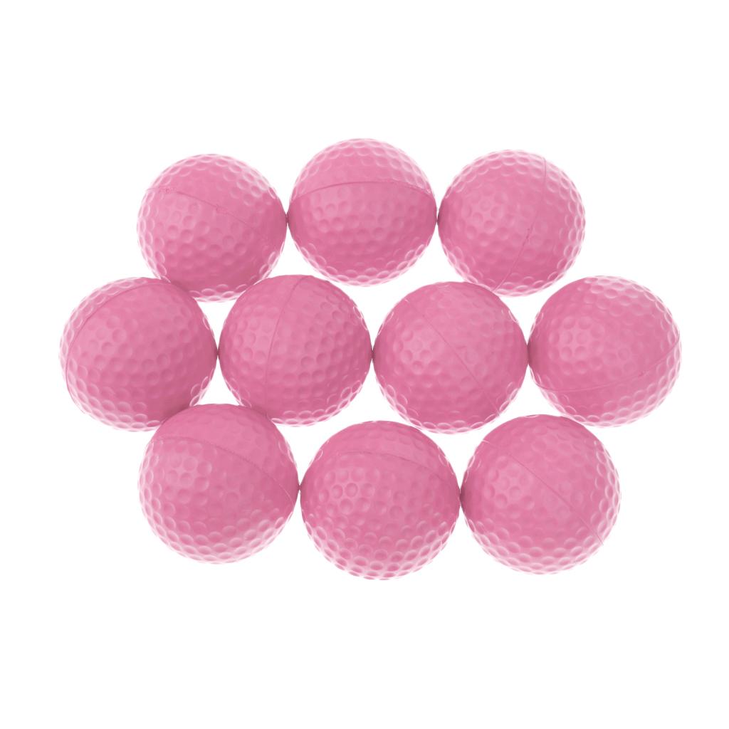 20pcs PU Foam Sponge Golf Training Balls Golf Practice Soft Balls Red/Pink