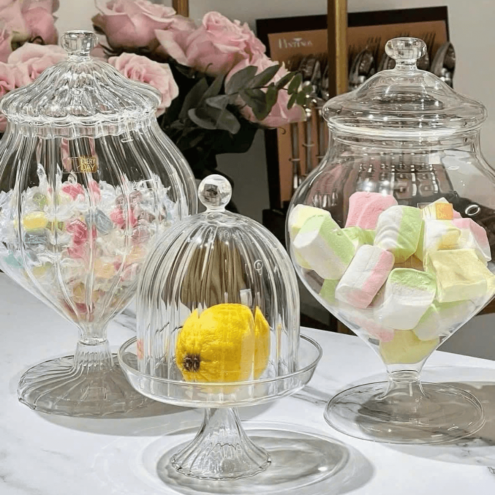 Hũ IVV Sahara trắng 25cm ahfng chính hãng