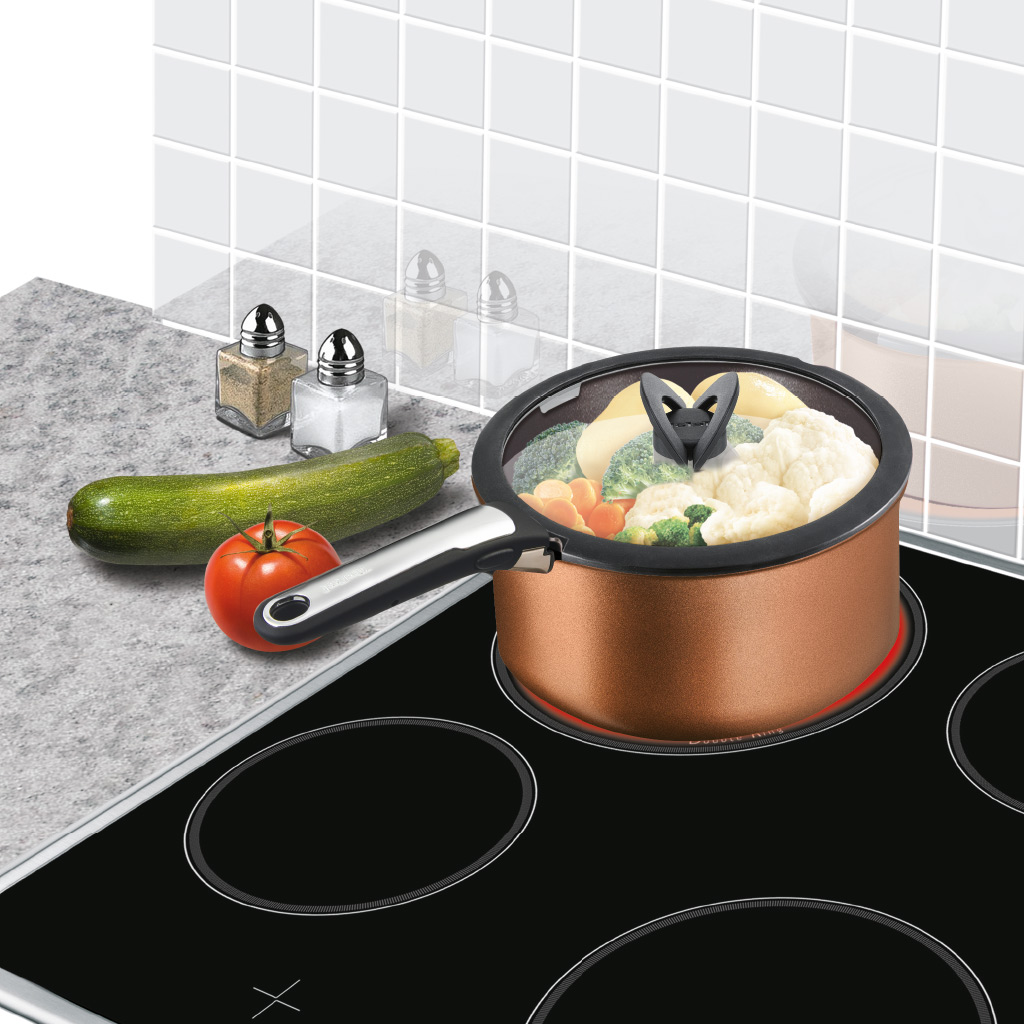 Bộ nồi chảo cán rời 5 món Tefal Ingenio Resource L6759522 - Lớp phủ Titanium Pro 2X - Độ bền lên tới 8 năm - Hàng chính hãng