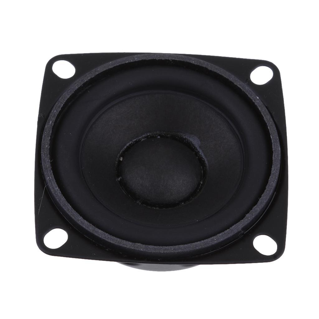 Professional 52mm 4Ohm 5W Full Range Audio Speaker Hi-Fi Stereo Sound Black