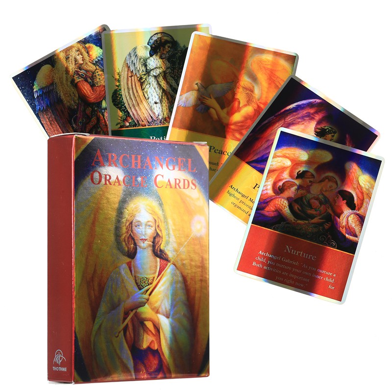 Bộ bài Tarot Archangel Oracle (Phiên bản Đặc Biệt) lá óng ánh