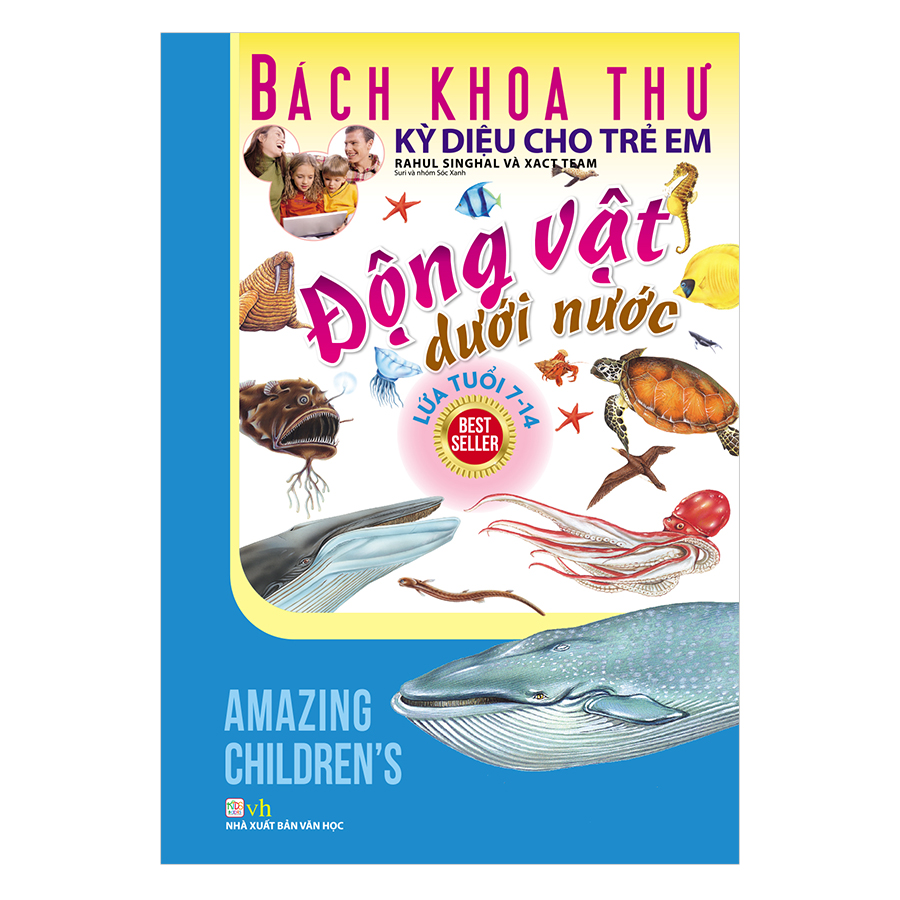 Bách Khoa Thư Kỳ Diệu Cho Trẻ Em - Động Vật Dưới Nước (Tái Bản)