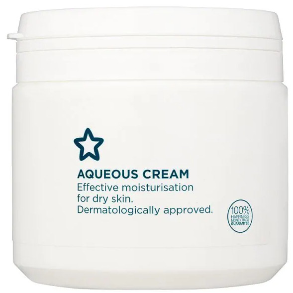 Dưỡng thể phục hồi cho da nứt nẻ, da khô, da nhạy cảm, hư tổn Superdrug Aqueous Cream 500ml