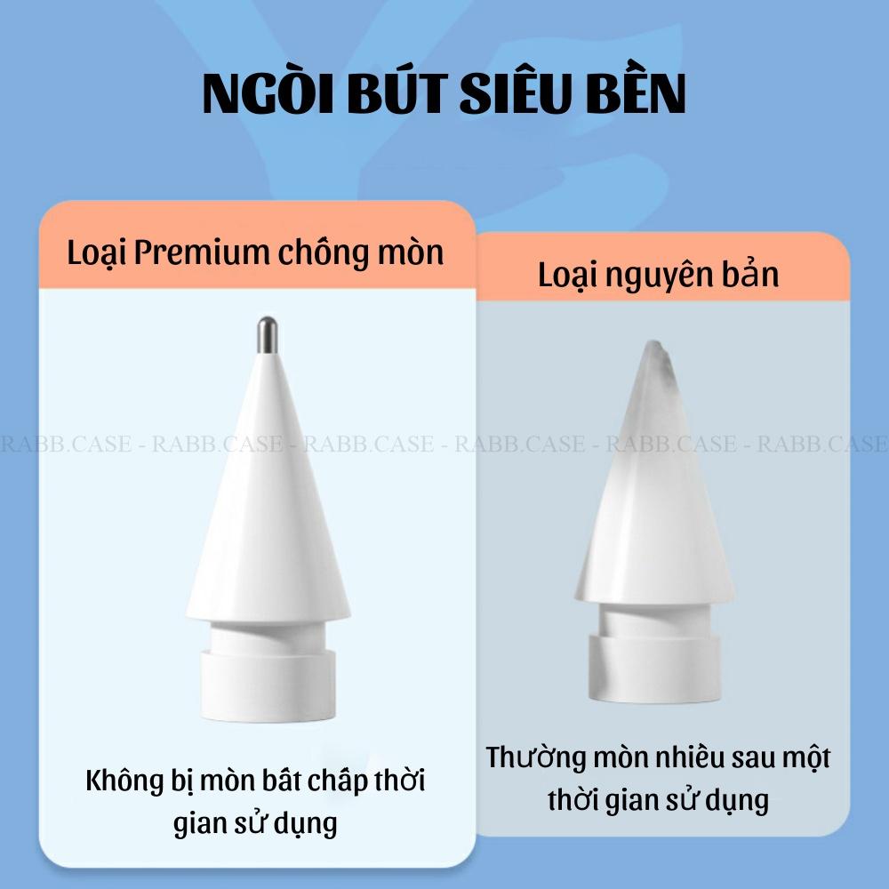 Ngòi bút thay thế cho Apple Pen 1/2 - Ngòi bút kim loại hỗ trợ viết Calligraphy cho Apple Pen - Ngòi kim loại chống mòn dùng trên Paperlike