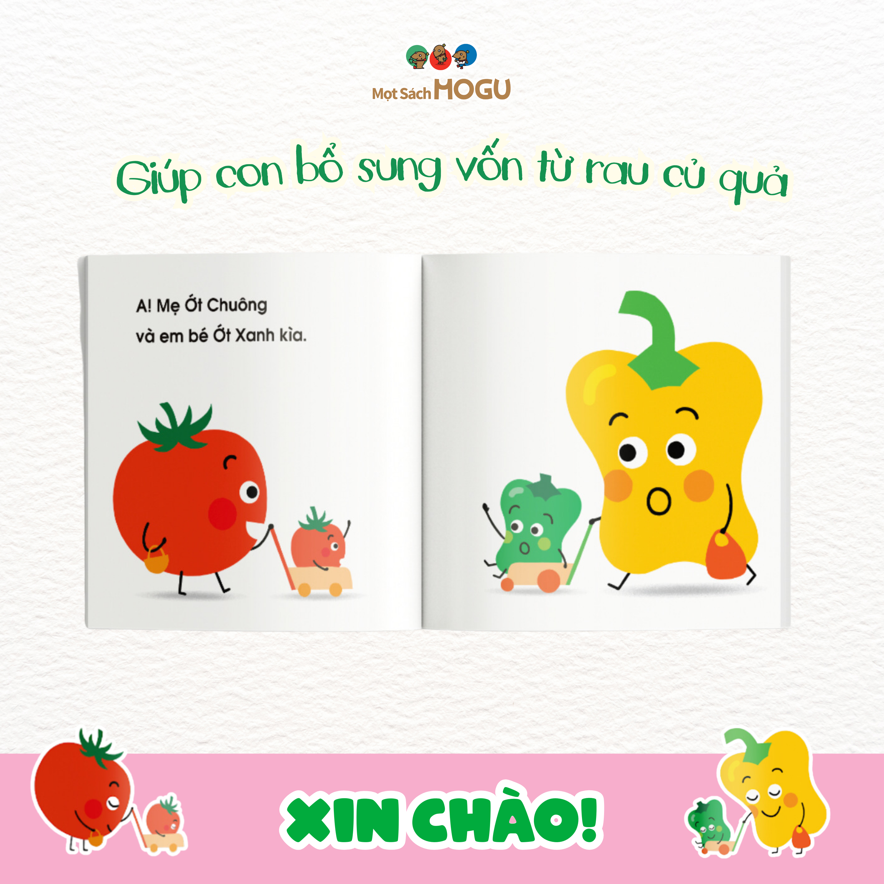 Sách cho bé 0 3 tuổi - Giúp trẻ học phép lịch sự - Xin chào (Tranh truyện Ehon Nhật Bản)