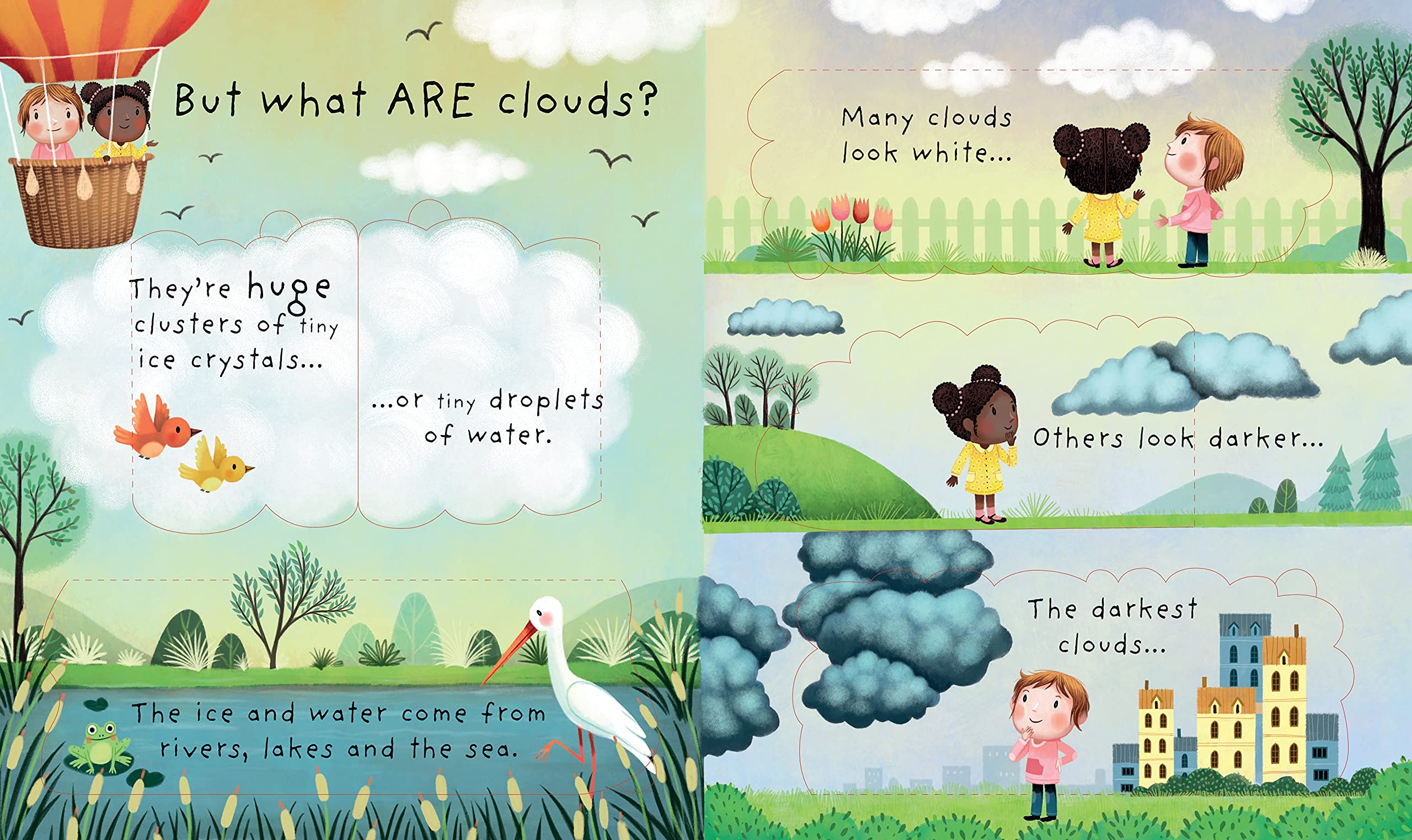 Sách tương tác tiếng Anh- Lift-the-flap Very First Questions and Answers What are clouds?