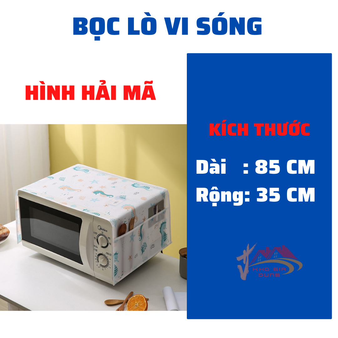 Hàng Cao Cấp Tấm phủ Bảo Vệ lò vi sóng Cao Cấp - mẫu mới K150