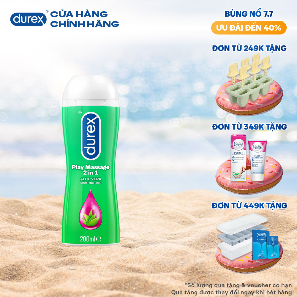 Durex Gel Bôi Trơn Play Massage 2 - in- 1 200ml