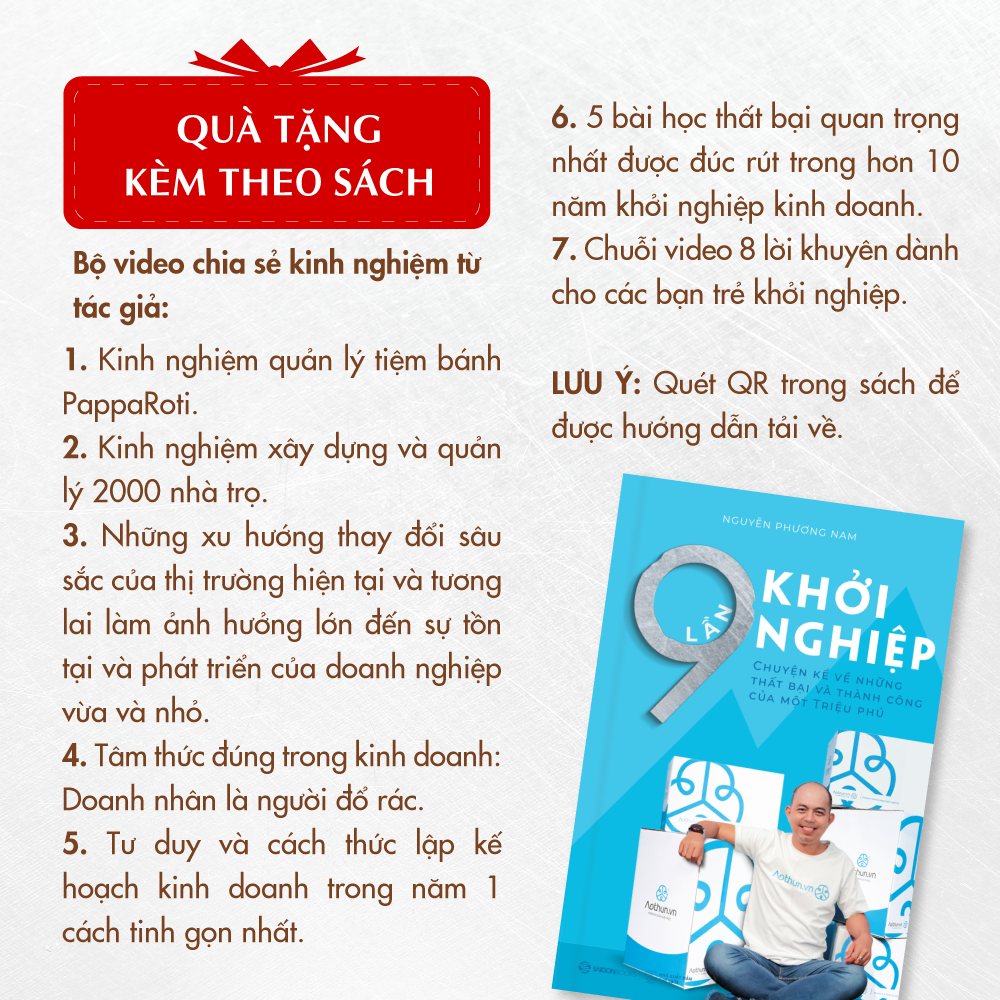 9 Lần Khởi Nghiệp - Chuyện Kể Về Những Thất Bại Và Thành Công Của Một Triệu Phú