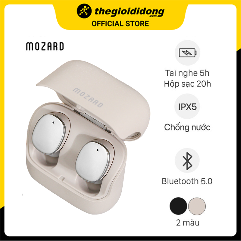 Tai nghe Bluetooth True Wireless Mozard T302A - Hàng chính hãng